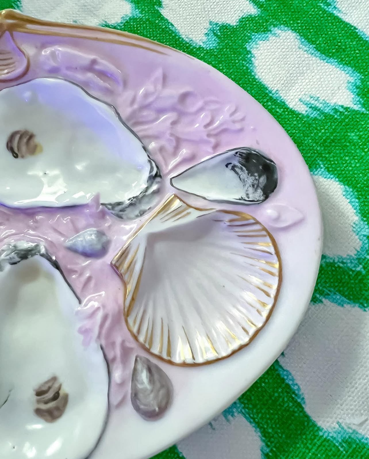 Antique Union Porcelain Works oyster plate