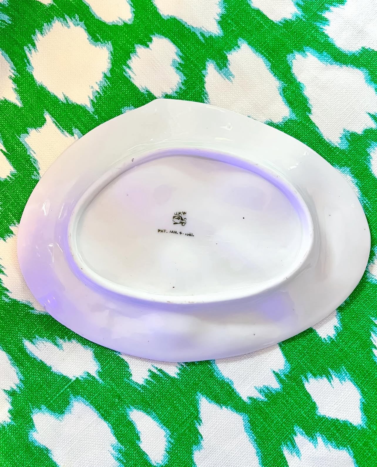 Antique Union Porcelain Works oyster plate