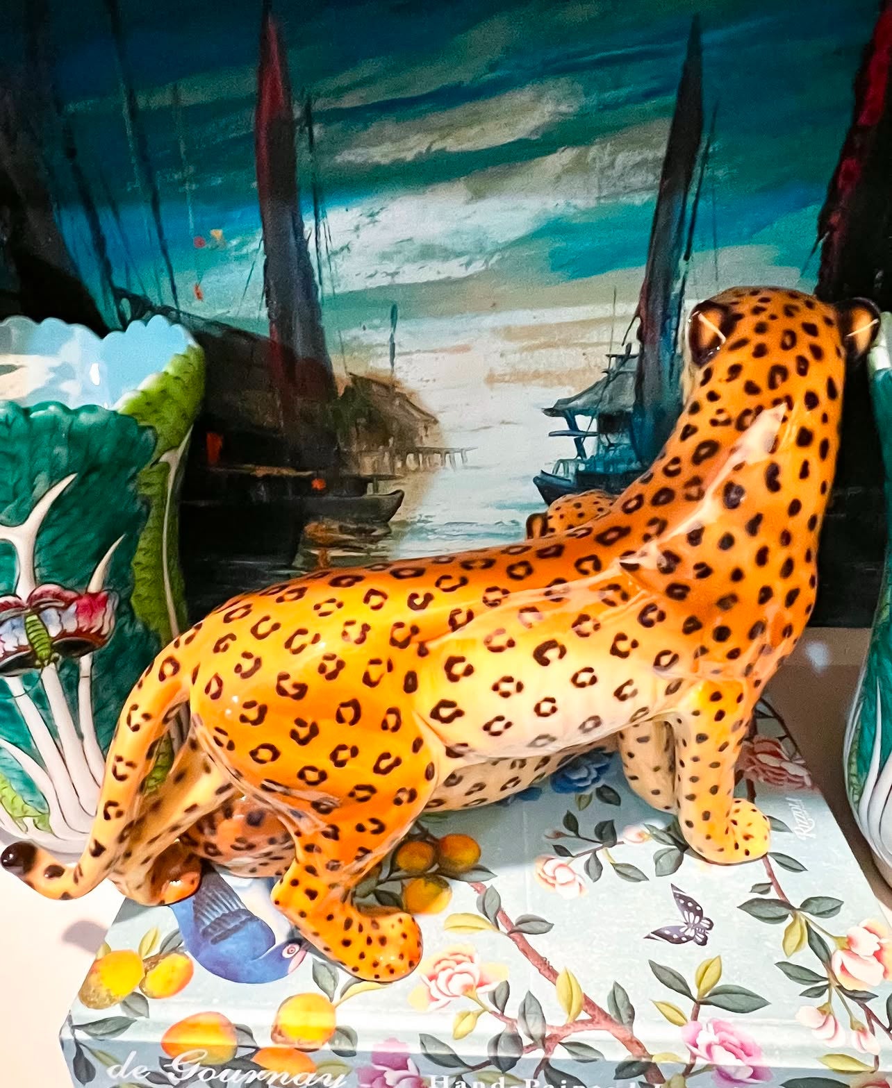 Mid century Ronzan Leopards