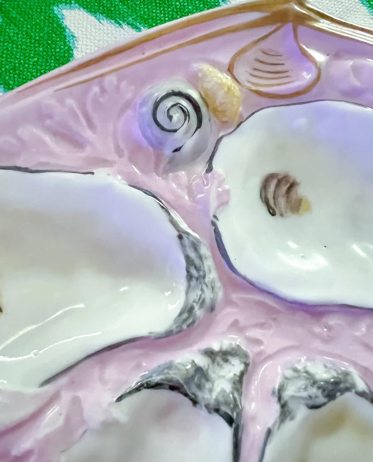 Antique Union Porcelain Works oyster plate