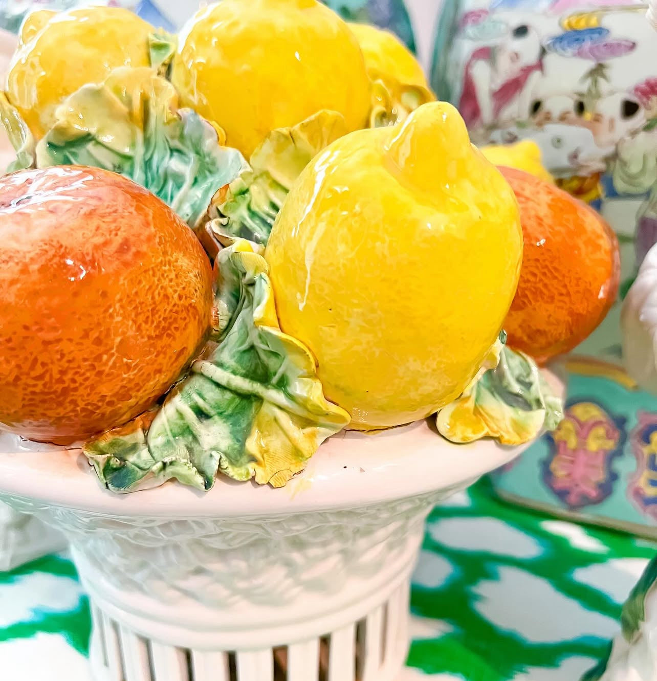 Vintage Lemon and Orange Topiary