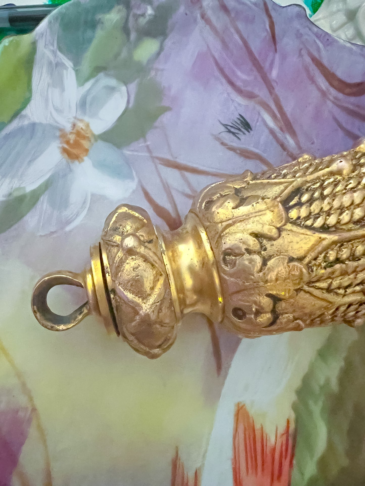 Vintage brass tassel