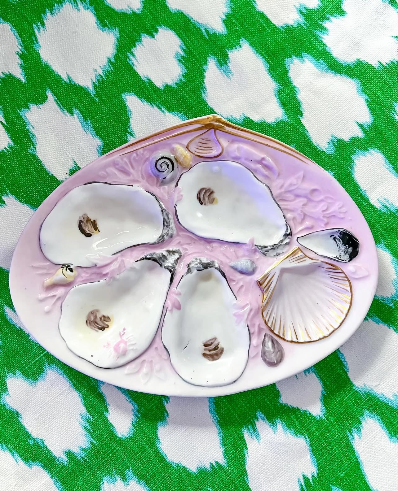 Antique Union Porcelain Works oyster plate