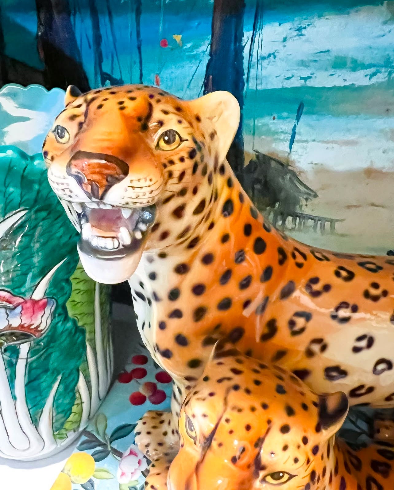 Mid century Ronzan Leopards
