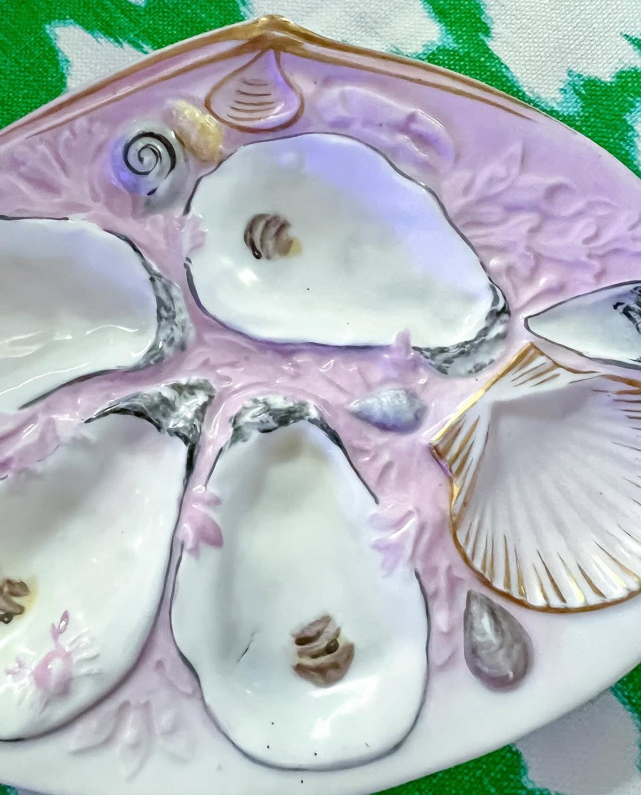 Antique Union Porcelain Works oyster plate