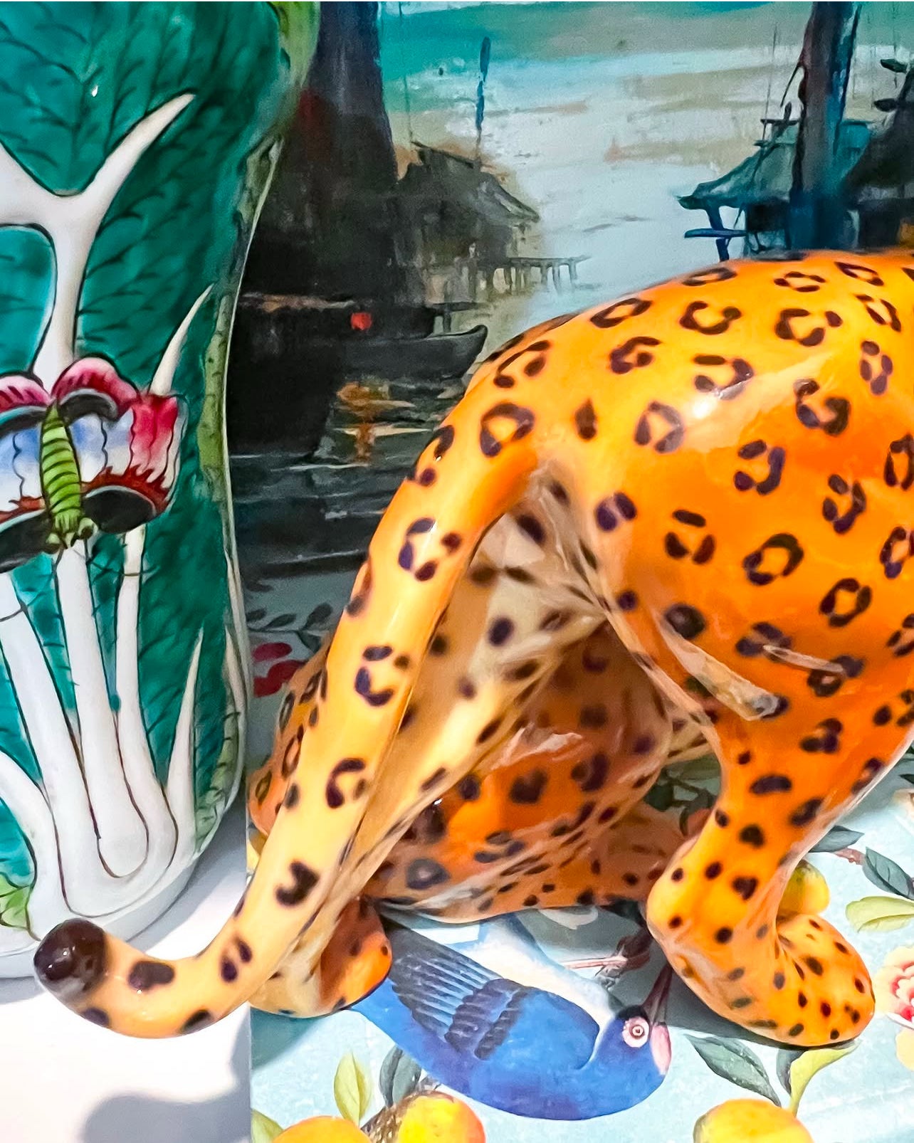 Mid century Ronzan Leopards