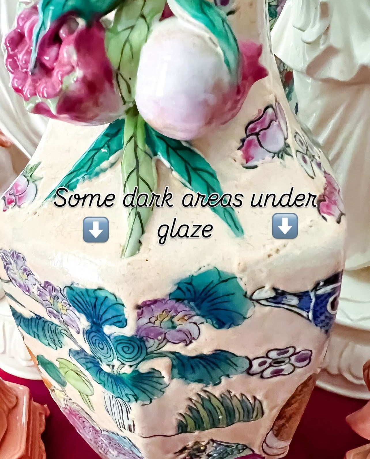 Vintage chinoiserie vase