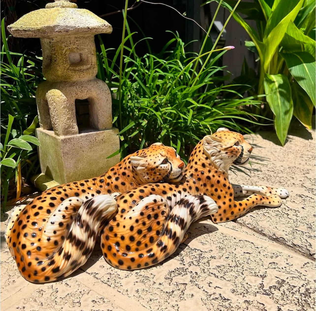 Mid century Ronzan cheetahs
