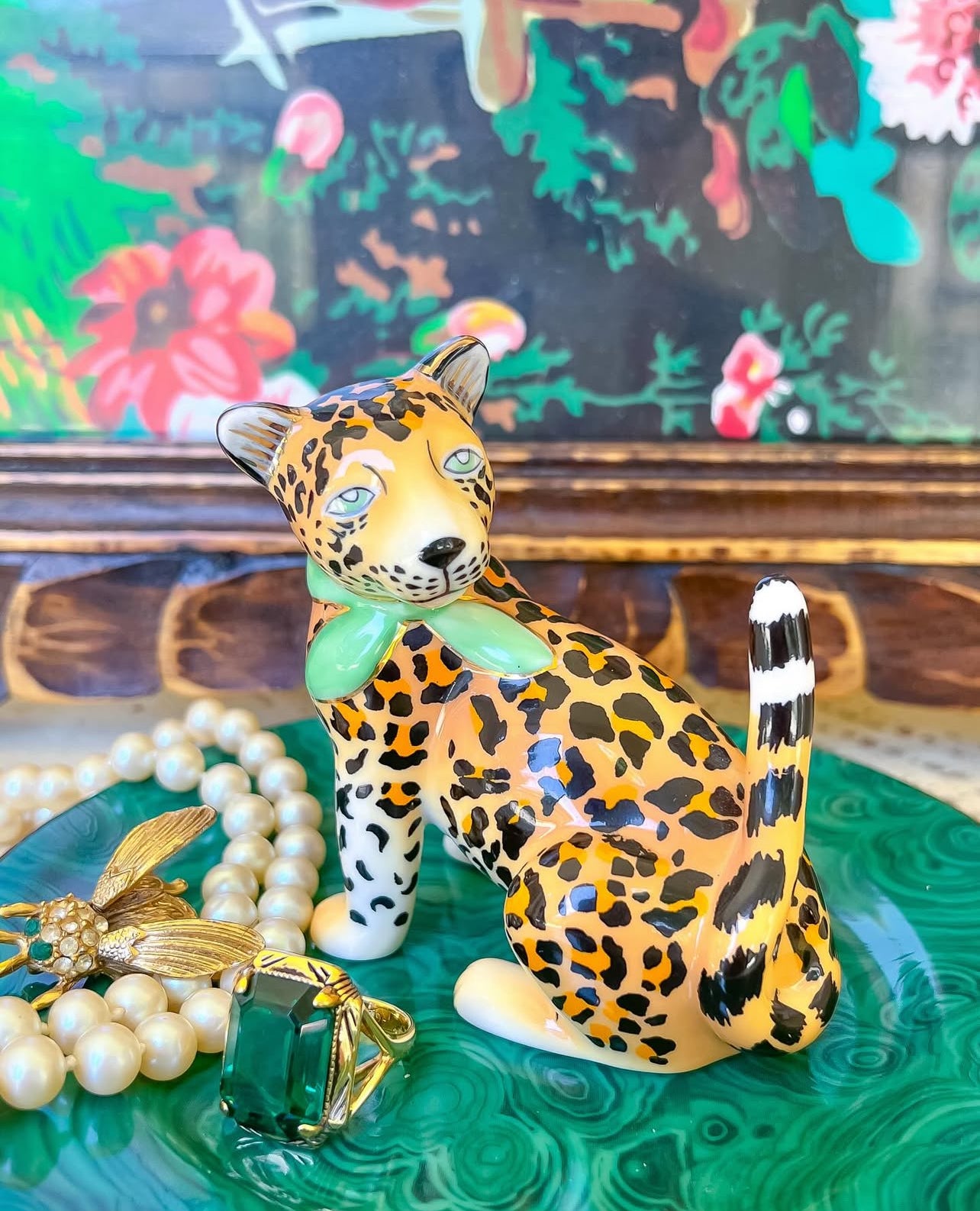 Lynn Chase Jaguar Jungle ring holder