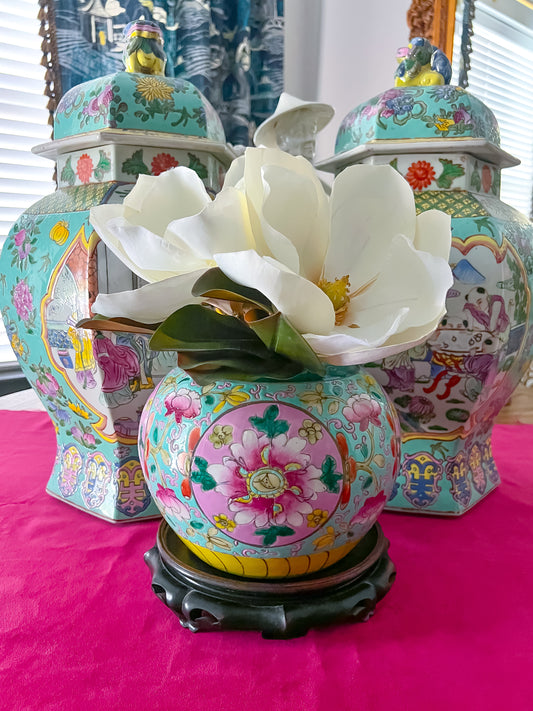 Chinoiserie Ginger Jar