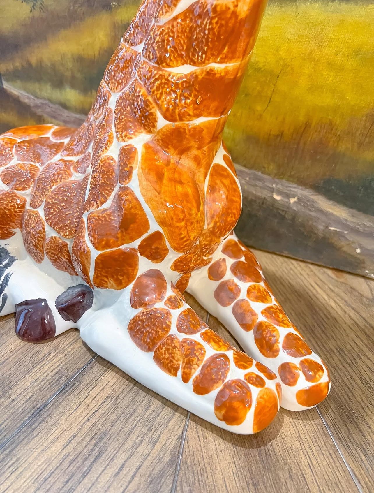 Vintage ceramic giraffe