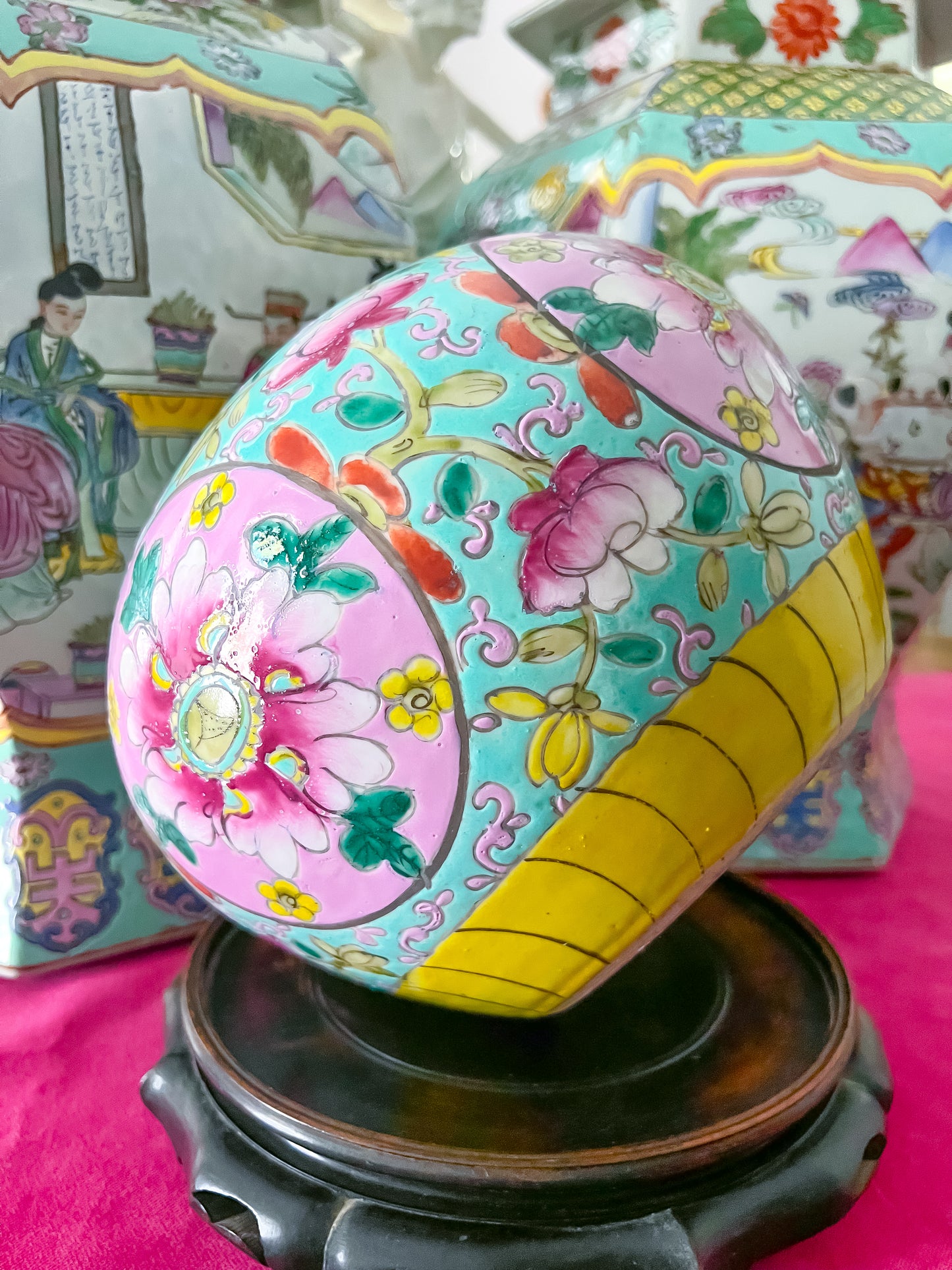 Chinoiserie Ginger Jar
