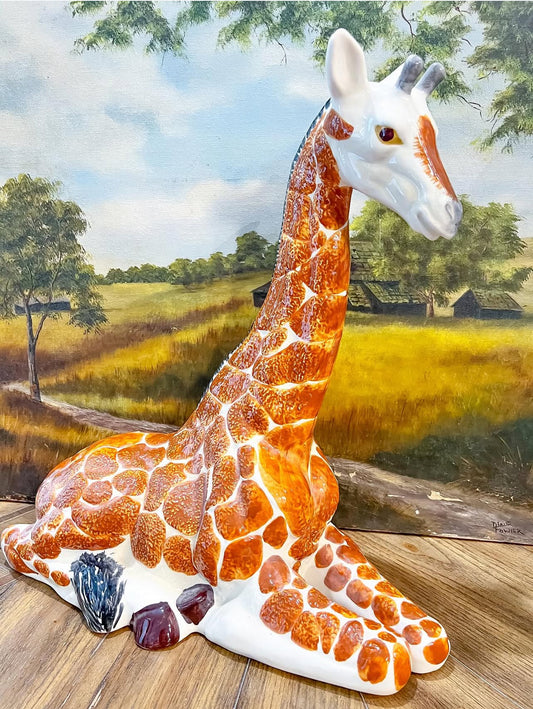 Vintage ceramic giraffe