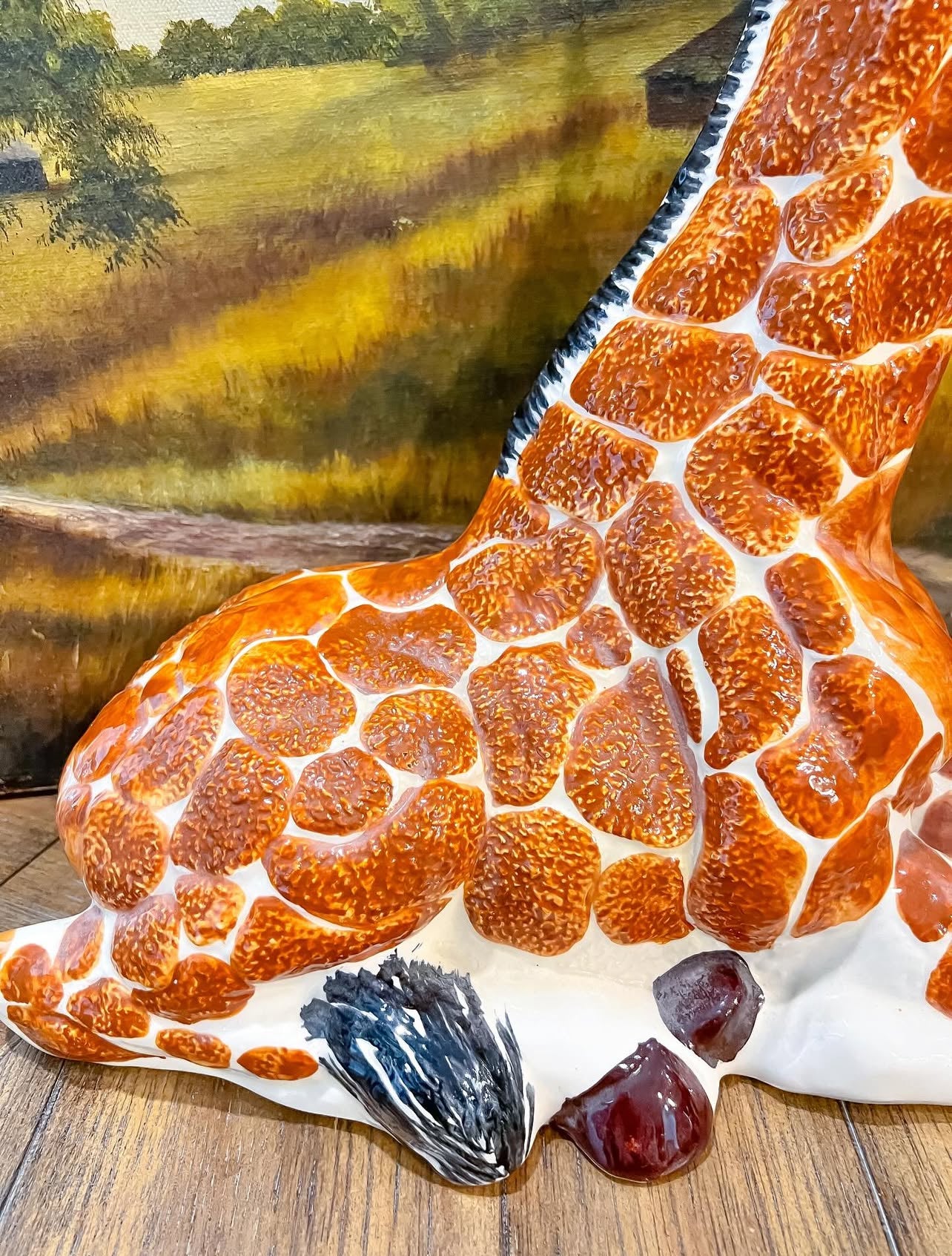 Vintage ceramic giraffe
