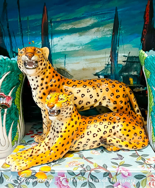 Mid century Ronzan Leopards