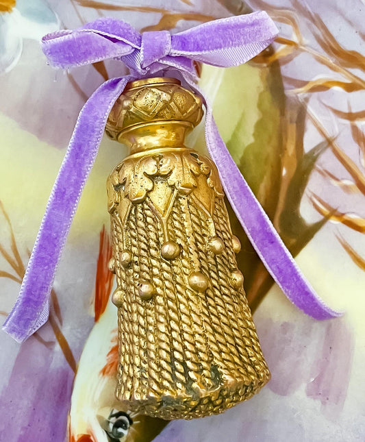 Vintage brass tassel