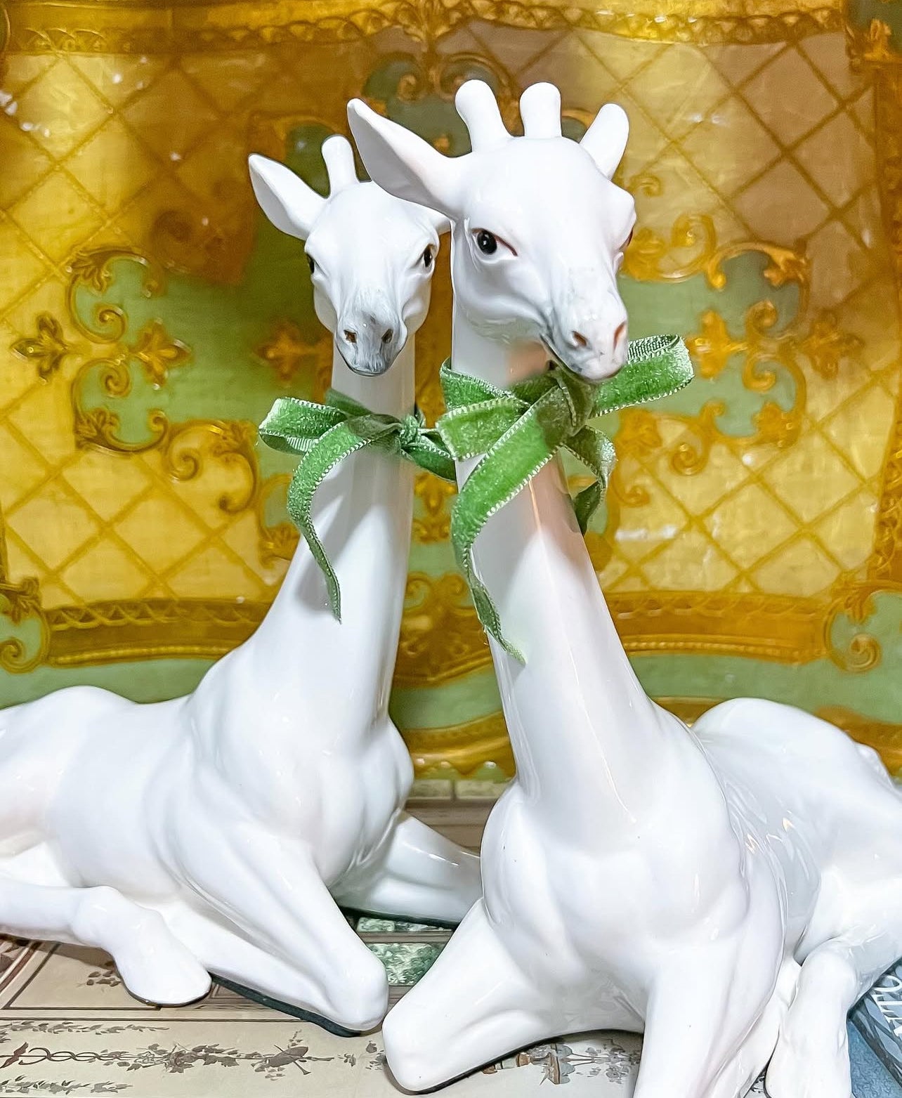 Vintage Fitz & Floyd giraffe pair