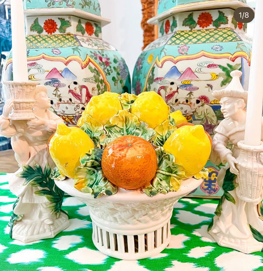 Vintage Lemon and Orange Topiary