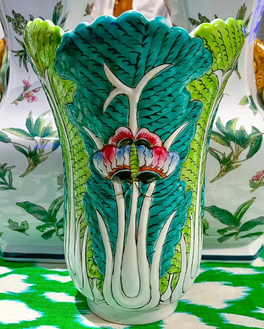 Bok choy vase