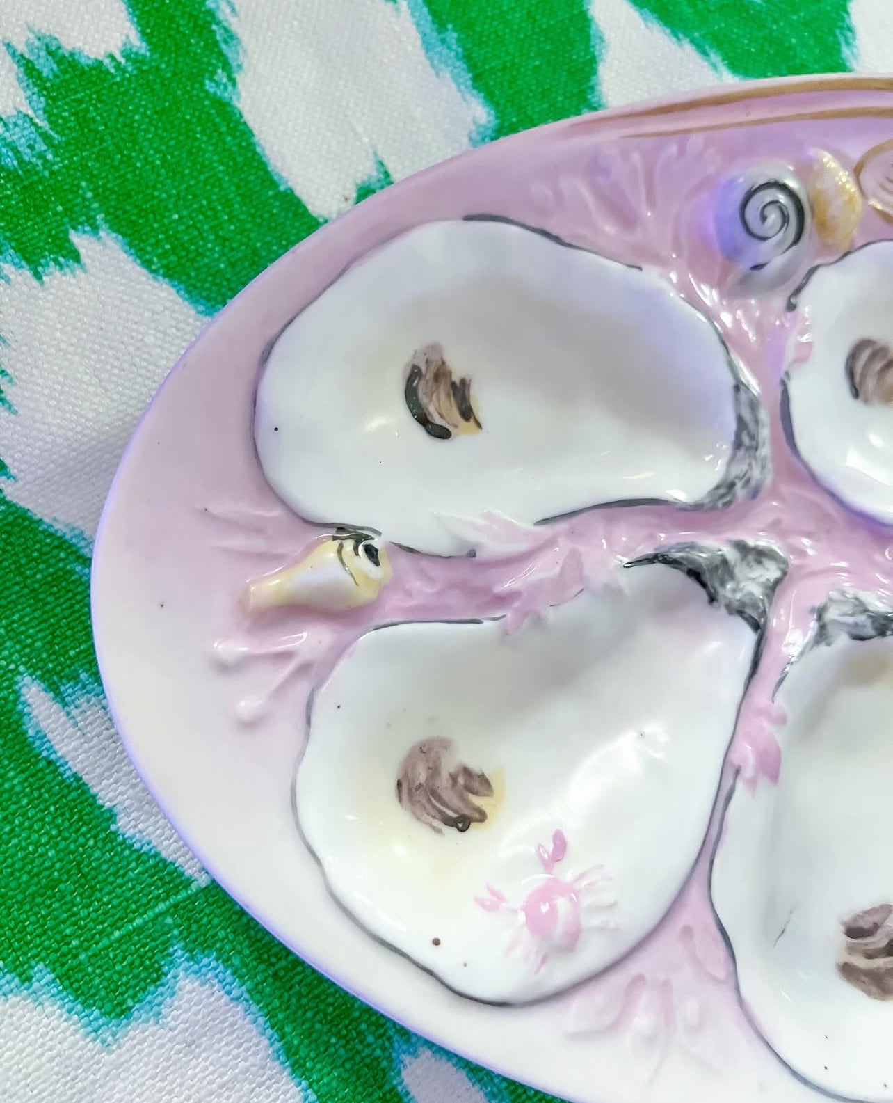 Antique Union Porcelain Works oyster plate