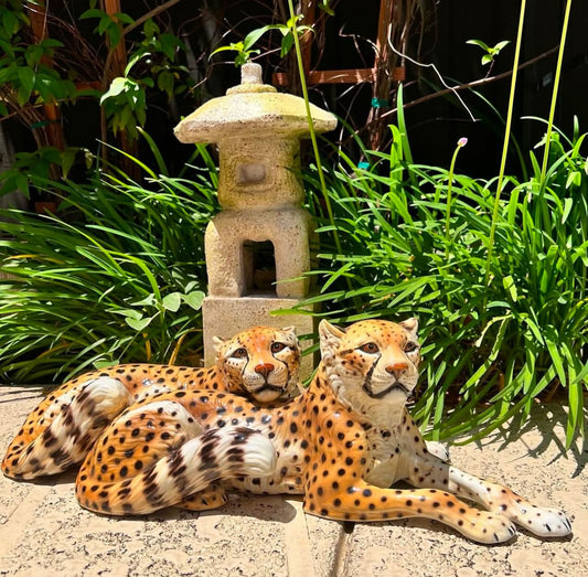 Mid century Ronzan cheetahs